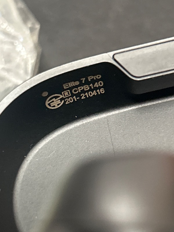 Photo 1 of *** SEE NOTES ***Jabra Elite 7 Pro in Ear Bluetooth Earbuds - Adjustable Active Noise Cancellation True Wireless Buds in a Compact Design MultiSensor Voice Technology for Clear Calls - Titanium Black