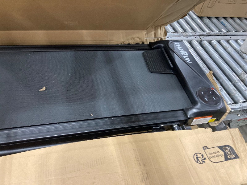 Photo 1 of **************NEEDS TROUBLESHOOTING, DISPLAYING ERROR CODE***************
THERUN Walking Pad, 2 in 1 Foldable Treadmills for Home, 2.5HP Under Desk with Handle Bar, 16" Widened Running Belt, with Remote Control
