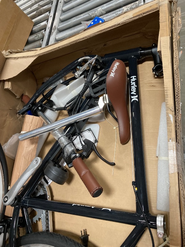 Photo 1 of *** SEE NOTES *** Hurley Electric Bikes Amped Urban Single Speed E-Bike (Blue Sea, Large / 19)