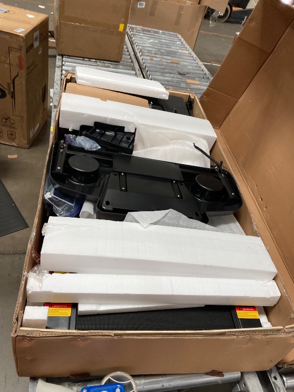 Photo 1 of *****************Missing the rear roller and a couple other pieces of hardware************
THERUN Treadmills for Home, Running Treadmill with Incline, Foldable Treadmills Heart Rate Sensors, 18?LED Display Manual Incline Adjustment, 3.0HP Treadmill for In