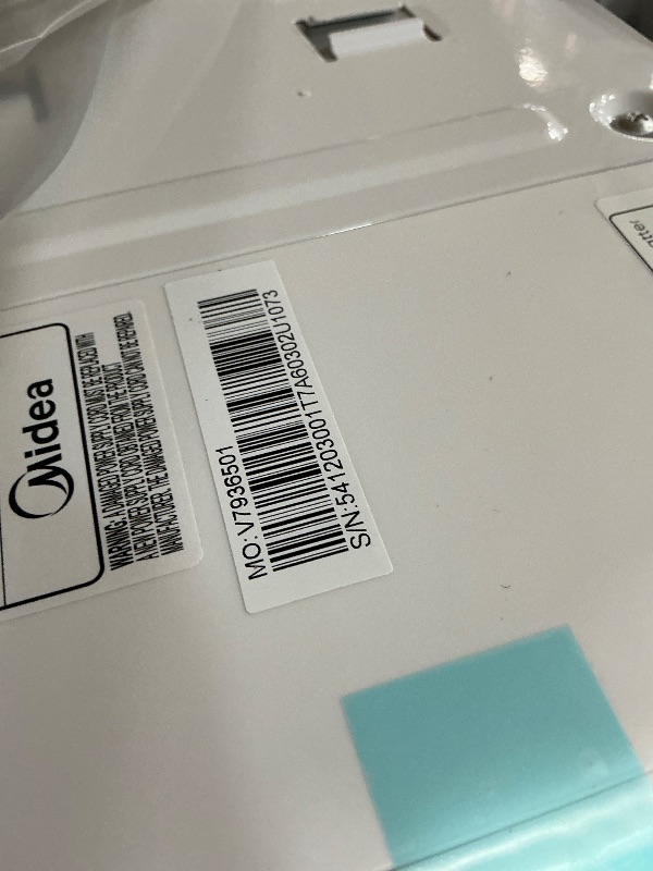 Photo 1 of Midea 12,000 BTU Smart Inverter Air Conditioner Window Unit with Heat and Dehumidifier – Cools up to 550 Sq. Ft., Energy Star Rated, Quiet Operation, Electronic Controls, Remote Control, White