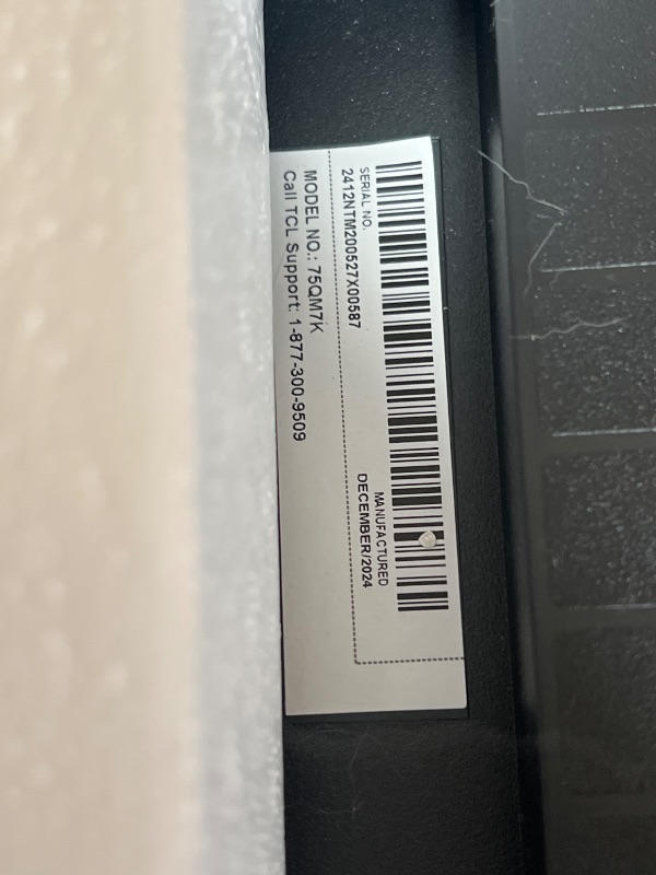 Photo 1 of TCL 75-Inch Class QM7K Series QD-Mini LED 4K UHD Google Smart TV Best Premium Mini-LED TV - QLED, 144hz, 288hz Gaming Rate, Anti-Reflective Screen, Bang & Olufsen Audio, Atmos (75QM7K, 2025 Model)