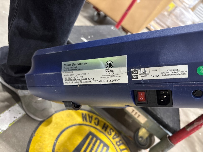 Photo 1 of **MISSING ACCESSORIES, POWERS ON**Exerpeutic 400 Lb. Capacity Heavy-Duty Walking/Jogging Exercise Treadmill Walking Pad- Home Gym Workout, Foldable Under Desk Desk Design