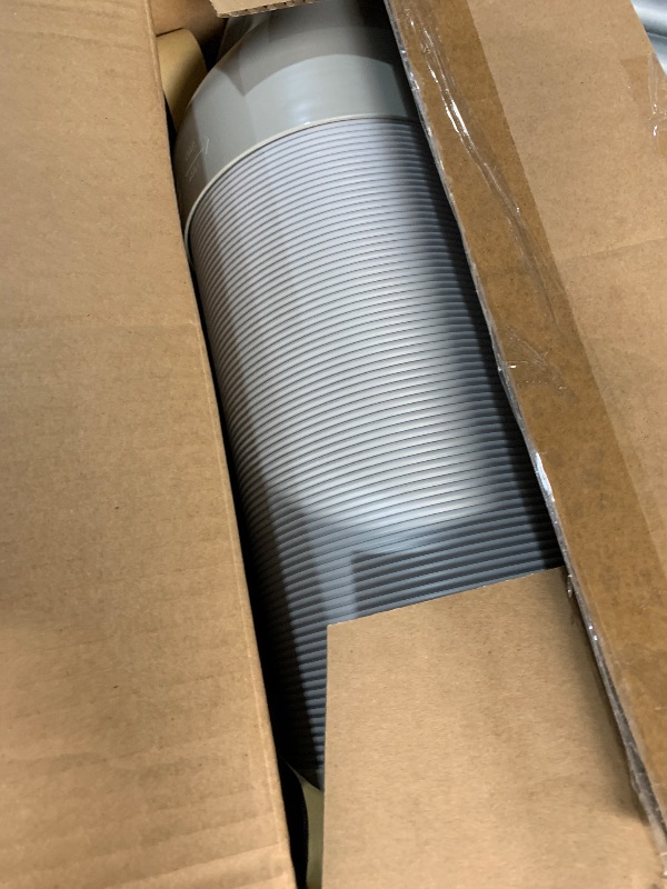 Photo 1 of ***(PARTS ONLY/ MAJOR DAMAGE/ NON FUNCTIONAL)***GE 9,950 BTU SACC Portable Air Conditioner for Medium Rooms up to 350 sq ft., Digital Controls, Remote Control, Perfect for Bedroom or Living Room, Easy Install Kit Included, White