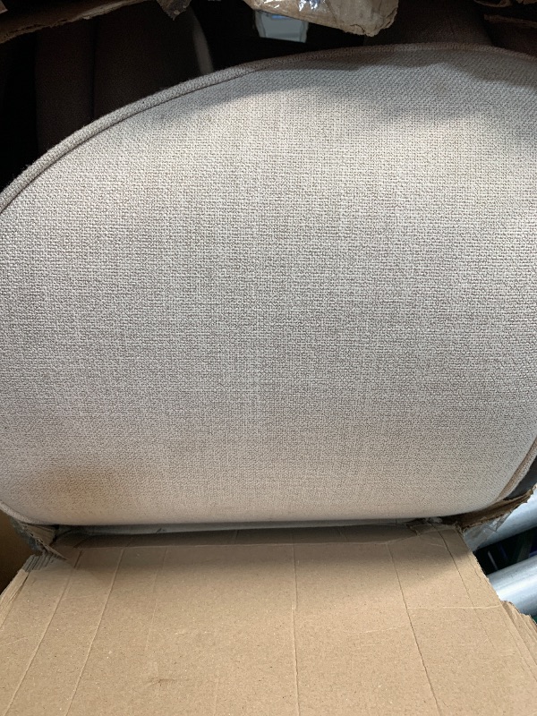 Photo 1 of (only one chair) Counter Height Barstools 26 inch Upholstered Swivel Bar Stools with Back and Wood Legs for Kitchen 