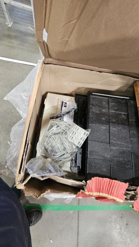 Photo 1 of ***PARTS ONLY**Rubbermaid Large Vertical Resin Outdoor Storage Shed With Floor (6.2 x 4.6 Ft), Weather Resistant, Beige/Brown, Organization for Home/Backyard/Garden Tools/Lawn Mower/Bike Storage/Pool Supplies