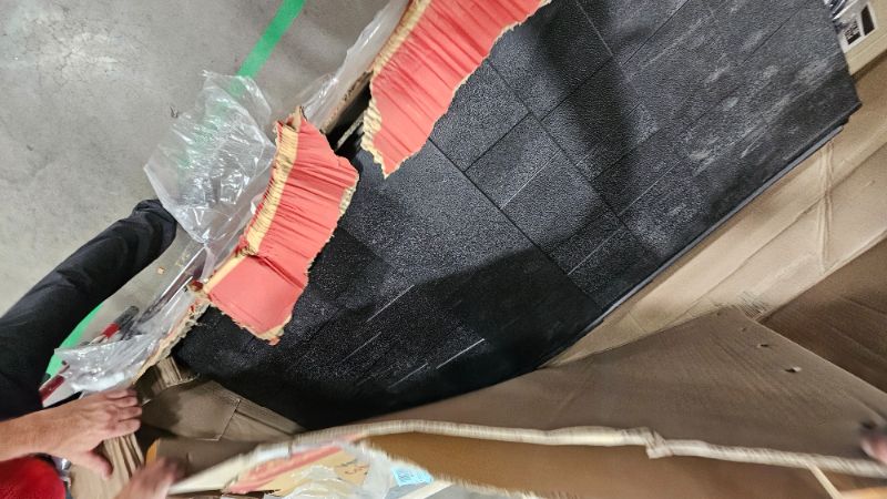 Photo 1 of ***PARTS ONLY**Rubbermaid Large Vertical Resin Outdoor Storage Shed With Floor (6.2 x 4.6 Ft), Weather Resistant, Beige/Brown, Organization for Home/Backyard/Garden Tools/Lawn Mower/Bike Storage/Pool Supplies