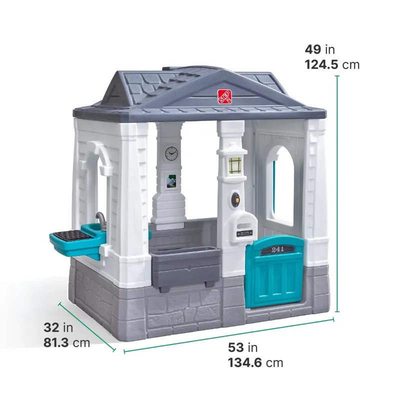 Photo 1 of  BOX 1 OF 2!!!!!!Step2 Neat & Tidy Cottage Homestyle Edition Kids Outdoor Playhouse for Toddlers
