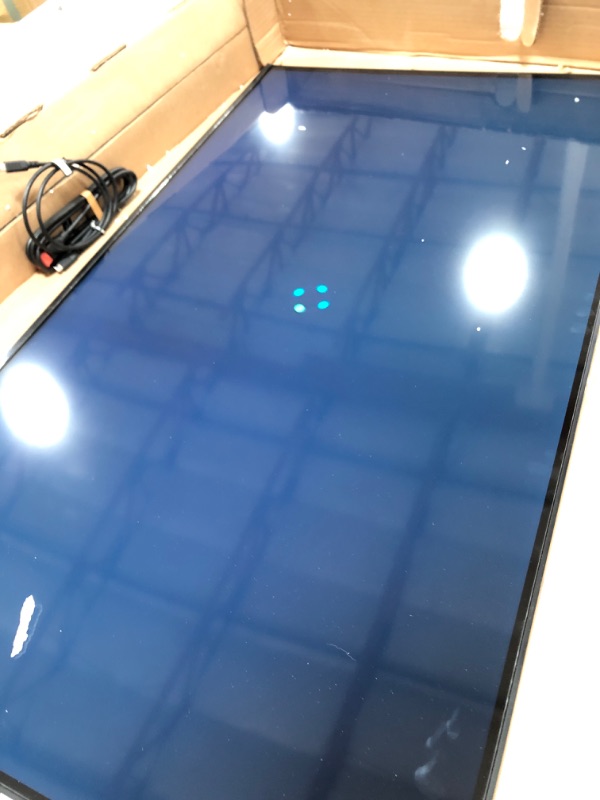 Photo 1 of (missing accessories) (power tested) Samsung 43-Inch M7 (M70D) Series 4K UHD Smart Monitor, Speakers, HDR10, USB-C, Multiple Ports, Gaming Hub, SolarCell Remote, Vision Accessibility Tools, LS43DM702UNXGO, Black