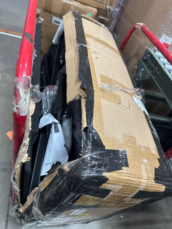 Photo 1 of (partial set,( base framing) )BIGSYY 52" Linen 3-in-1 Convertible Sleeper Sofa with Pull-Out Bed, Stepless Adjustable Backrest & Side Pocket - Light Grey
