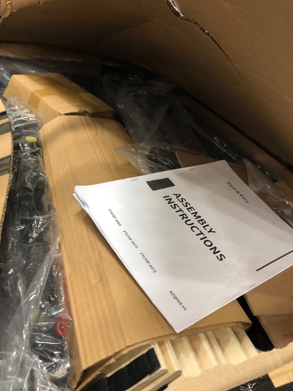 Photo 1 of (partial set,( base framing) )BIGSYY 52" Linen 3-in-1 Convertible Sleeper Sofa with Pull-Out Bed, Stepless Adjustable Backrest & Side Pocket - Light Grey
