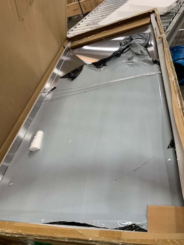 Photo 1 of ***PARTS ONLY**Hally Stainless Steel Table for Prep & Work 24 x 48 Inches with Caster Wheels, NSF Commercial Heavy Duty Table with Undershelf and Backsplash for Restaurant, Home and Hotel