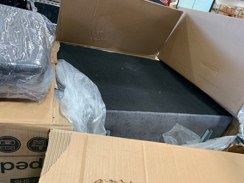 Photo 1 of *****************INCOMPLETE ITEM, THIS IS ONLY 1 BOX IN A MULTI BOX SET**************
Real Relax 80'' Sofa Bed, L Shaped Chenille Sleeper Sofa Couch with Pull Out Bed and Chaise Storage for Living Room, Apartment and Office, Dark Gray