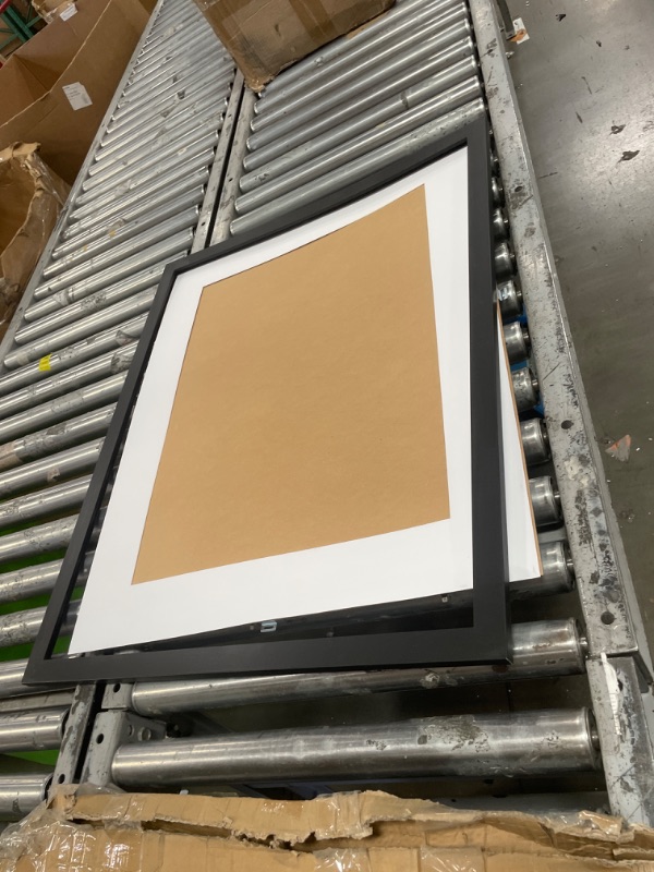 Photo 1 of ***INCOMPLETE***24x30 Picture Frame Set of 5, Black Poster Frame, Display Pictures 18 x 24 with Mat or 20 x 30 Without Mat for Horizontal or Vertical Wall Mounting, Wall Gallery Frame