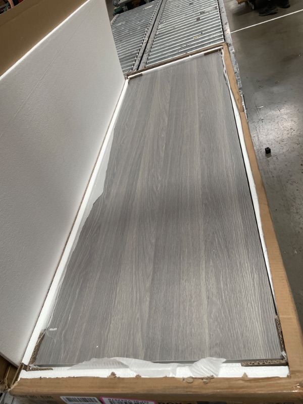 Photo 1 of ***INCOMPLETE***Techni Mobili Functional L-Shaped Computer Desk with storage, L is ?59.5" wide x 59.5" Long, Grey