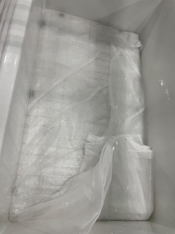 Photo 1 of ***************CRACKED*************
30 White Undermount Kitchen Sink, Hugsleek Topmount & Undermount Kitchen Sink 30x18 inch White Porcelain Ceramic Fireclay Sinks Dual Mount Accessories Single Bowl Under Counter Sinks Basin Drop In