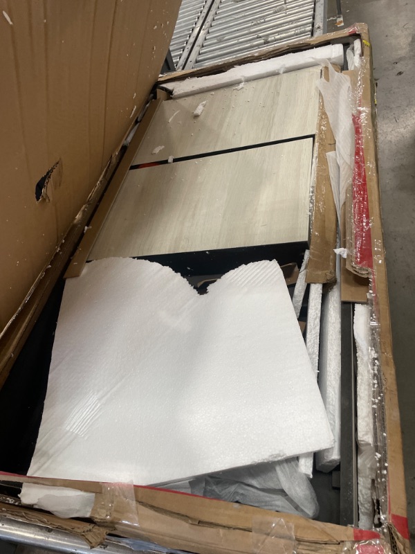 Photo 1 of ********DAMAGE ON UNDERSIDE OF TABLE************
Roundhill Furniture Athens Modern Accent Coffee Table, Off-White