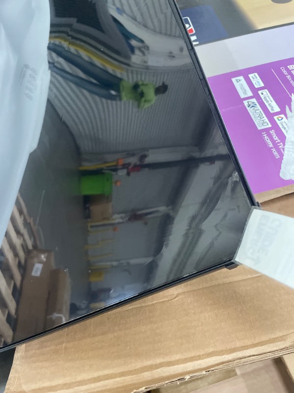 Photo 1 of *****************HEAVILY DAMAGED, NON-FUNCTIONAL, FINAL SALE****************
Samsung 75-Inch Class Crystal UHD U8000F 4K Smart TV (2025 Model) Endless Free Content, Crystal Processor 4K, MetalStream Design, Knox Security, Alexa Built-in