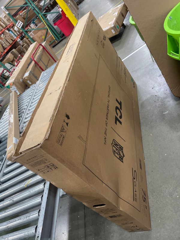 Photo 1 of ***DAMAGED***TCL 75-Inch Class S5 UHD 4K LED Smart TV with Fire TV (75S551F, 2024 Model), Dolby Vision, HDR PRO+, Dolby Atmos, Alexa Built-in with Voice Remote, Apple AirPlay 2 Compatibility, Streaming Television