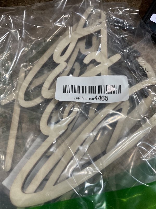 Photo 1 of 4 Pieces Let's Stay in Bed Wall Decor Rustic Bedroom Decoration Black 3D Wooden Letters Handmade Wood Summer Decor Love Quote Home Sign for Home Bedroom Apartment Office Hotel