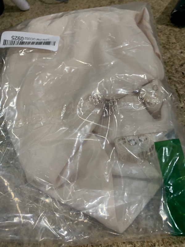 Photo 1 of (BAGGED) (USED/FAIR) lime flare Women Sexy Summer Lace Trim Satin Cami Tank Tops Dressy Silk Lacy Camisole Shirt Blouse(M, Apricot Eyelash Lace)