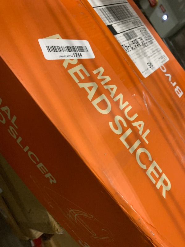 Photo 1 of ?Upgraded?Manual Bread Slicer for Homemade Sourdough Bread,Metal Guide & Adjustable Thickness, Hand Crank Bread Slicer with Scale Line and Suction Cup, Sharp Blade, Suitable for Sourdough Bread, Etc