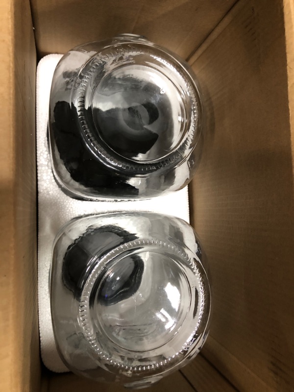Photo 1 of 1 Gallon Glass Drink Dispensers for Parties, Ice Beverage Dispensers with Stand, Juice Dispenser, Glass Water Dispenser with Stainless Steel Spigot, Lemonade Dispenser