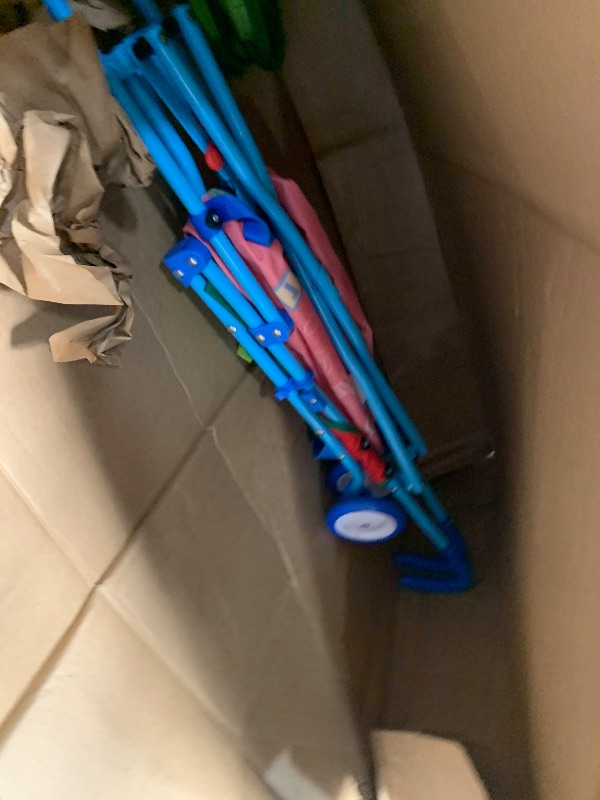 Photo 1 of Cocomelon Umbrella Stroller with Canopy, Lightweight and Compact for Travel, 3D Stroller Red