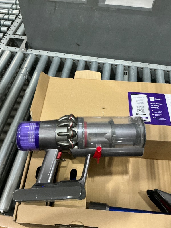 Photo 1 of ***(PARTS ONLY/ MISSING PARTS/ NON FUNCTIONAL)***Dyson V11 Origin Cordless Vacuum, Nickel/Blue