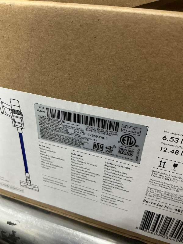 Photo 1 of ***(PARTS ONLY/ MISSING PARTS/ NON FUNCTIONAL)***Dyson V11 Origin Cordless Vacuum, Nickel/Blue