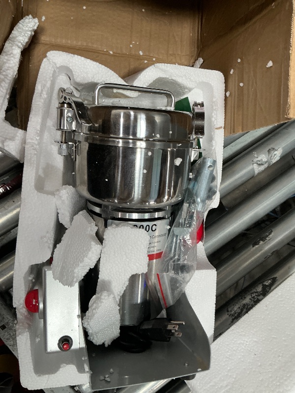 Photo 1 of *parts only* ExGizmo Electric Grain Grinder 800g,Swing Type Grain Mill Grinder 3000W,110V Stainless Steel High-speed Spice Herb Grinder Superfine Machine Dry Cereals Pulverizer Swing Type