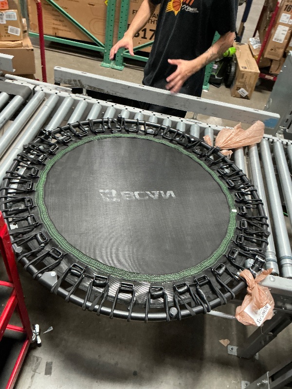 Photo 1 of ****************MISSING ALL LEGS*************
BCAN 40" Adult Fitness Trampoline with Durable Bungees, Stable & Quiet Exercise Rebounder,Great Mini Trampoline for Indoor/Garden Workout - Green