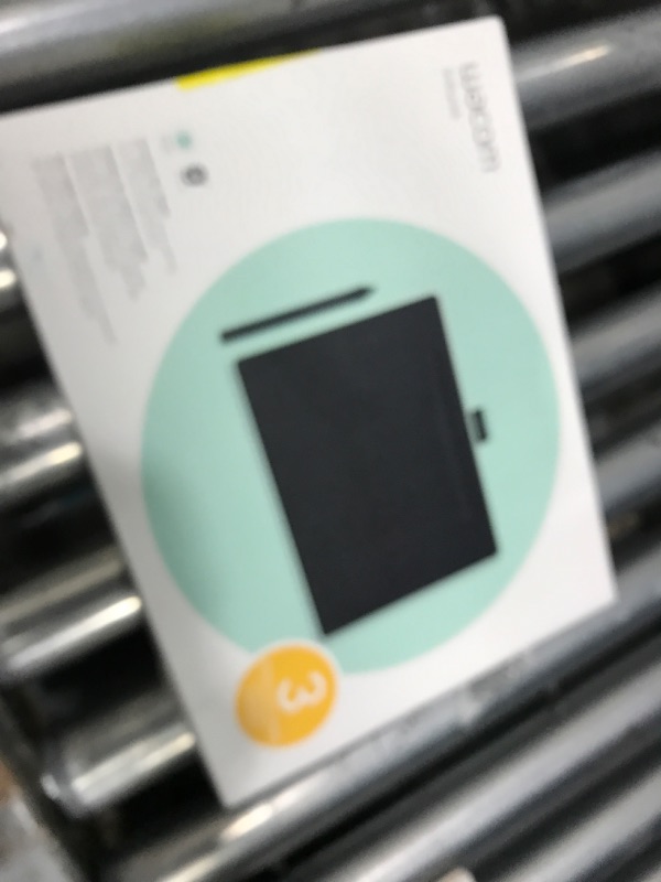 Photo 1 of Wacom Intuos Medium Bluetooth Graphics Drawing Tablet, Portable for Teachers, Students and Creators, 4 Customizable ExpressKeys, Compatible with Chromebook Mac OS Android and Windows - Pistachio