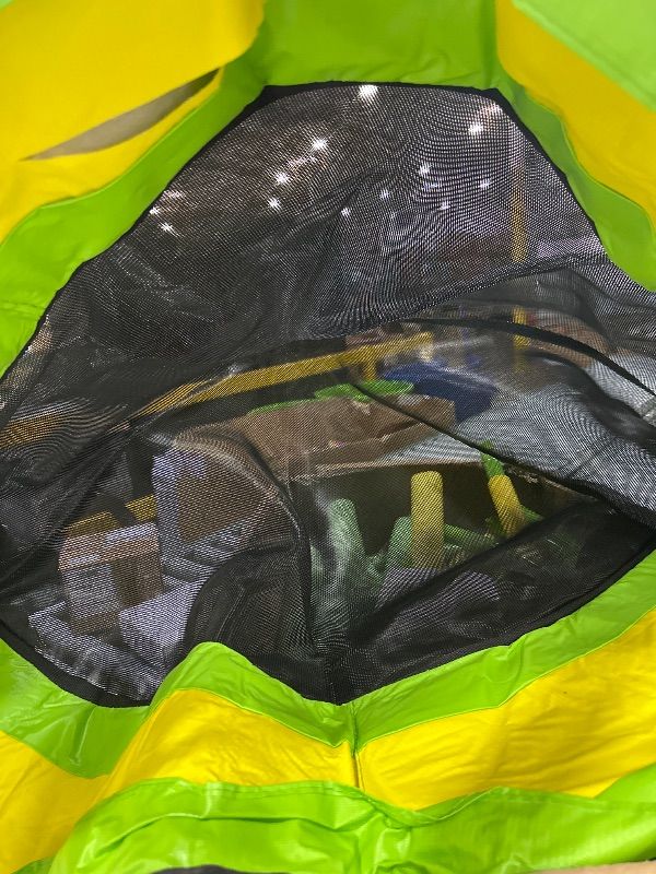 Photo 1 of *** PARTS ONLY *** LANGXUN 60" Trampoline for Kids, 5ft Toddler Mini 6-in-1 Trampoline Indoor Outdoor with Swing, Basketball Hoop, Dart Board, Gymnastics Bar, Rings, Christmas Toys Birthday Gifts for Girls Boys Age 1-8