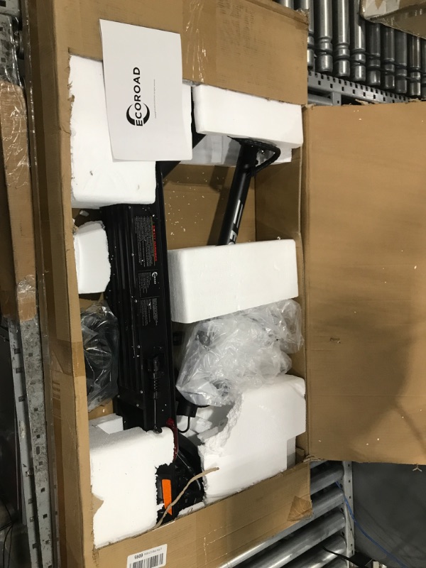 Photo 1 of (PARTS) (UNTESTED) ECOROAD Electric Scooter EC6, 400W Peak Motor & 19 MPH Adults Commuting Scooters, 15 Miles Long Range Electric Kick Scooters, 8.5" Pneumatic Tires Lightweight Foldable E-Scooter with Turn Signals