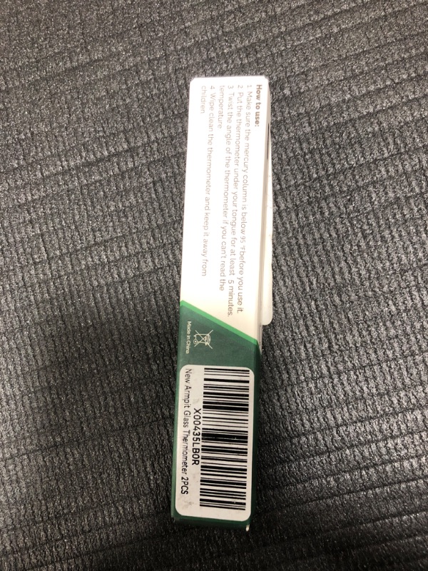 Photo 1 of ? Oral Thermometer for Adults and Kids 2PCS - Glass Thermometer for Rectal Temperature - Accurate Easy Reading by HARIKA LIFE