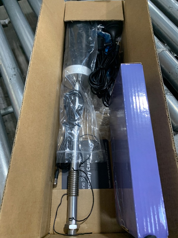 Photo 1 of ***************Missing internal antenna*****************
Car Cell Phone Signal Booster - 5G/4G LTE Amplifier for All US Carriers (Verizon, AT&T and More), Improves in-Vehicle Reception, FCC-Certified Booster for Car, SUVs, RVs, Vehicles