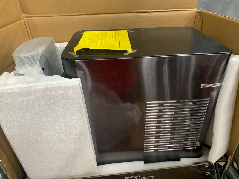 Photo 1 of ****parts only *** GE Profile Opal 2.0 with 0.75 Gallon Tank, Chewable Crunchable Countertop Nugget Ice Maker, Scoop included, 38 lbs in 24 hours, Pellet Ice Machine with WiFi & Smart Connected, Black Stainless Steel