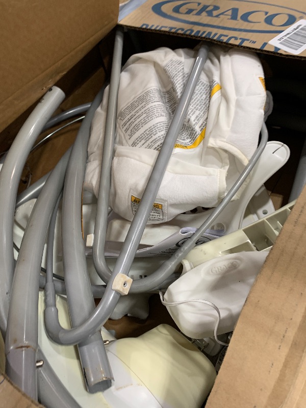 Photo 1 of (used)(missing harness) Graco DuetConnect LX Seat & Bouncer, Multi-Direction Seat, Multiple Swinging Speeds, Easily Portable, Redmond