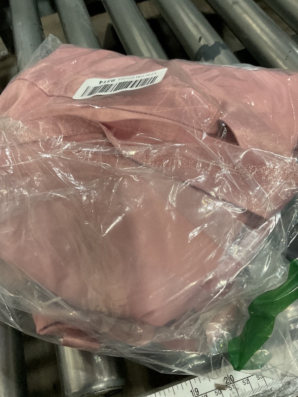 Photo 1 of **NEEDS A REPLACEMENT ZIPPER** WOOMADA Weekender Bag for Women, Travel Duffel Bags with Shoe Compartment & Wet Pocket, Personal Item Bag for Airlines, Overnight Bag with Toiletry Bag, Sport Gym Tote Bag(pink)