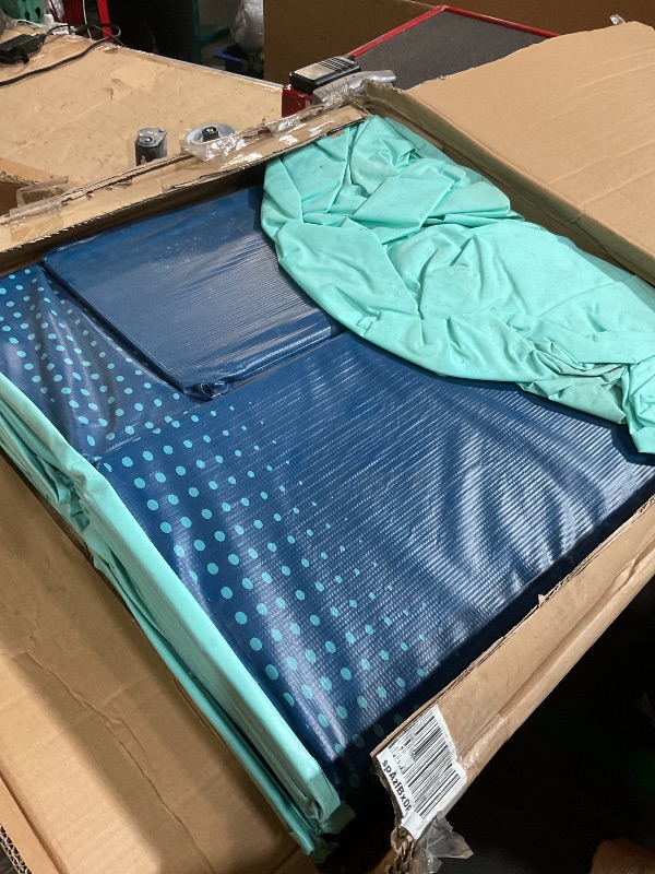 Photo 1 of *dirty from previous use.* Foldable Non-Inflatable Kids' and Adults' Outdoor Swimming Pool - Hard Plastic Shell, Kid Pool for Backyard Dog Pools (113" x 66" x 20")