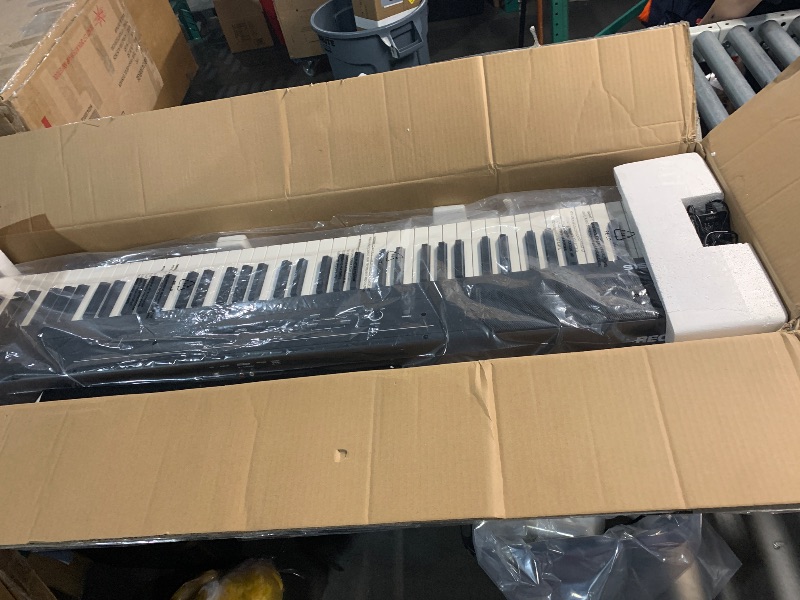 Photo 1 of ***(MISSING POWER CONNECTOR)***Alesis Recital – 88 Key Digital Piano Keyboard with Semi Weighted Keys, 2x20W Speakers, 5 Voices, Split, Layer and Lesson Mode, FX and Piano Lessons