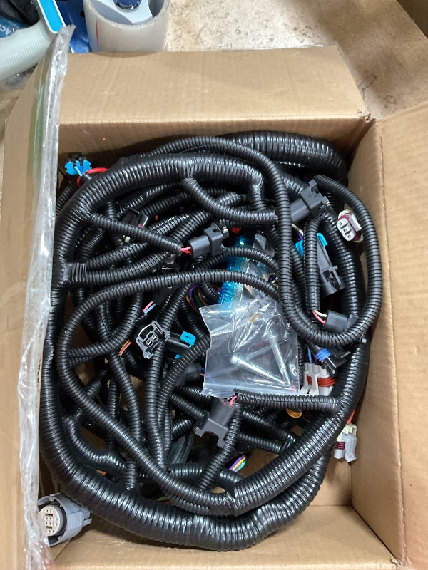 Photo 1 of (partial set) (untested) Standalone Wiring Harness, 4L60E DBW, Green/Blue PCM, Compatible with 1997-2004 GM LS1 Vortec Engine 4.8 5.3 6.0 L, LS Swap Engine Harness, Stand Alone Wire Harness, Drive by Wire Throttle Body