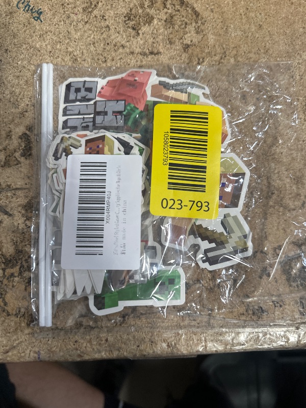 Photo 1 of 25 Pcs Pixel Styled Gamer Cake Decorations, Happy Birthday Cake Topper, Party Supplies for Boys & Girls