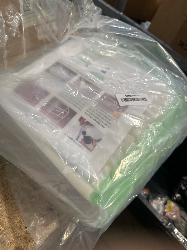 Photo 1 of 4 Layers Sprout Trays with Extra Strength Plastic Shelf Soil-Free Healthy Wheatgrass Seeds Grower & Storage Trays for Garden Home Office