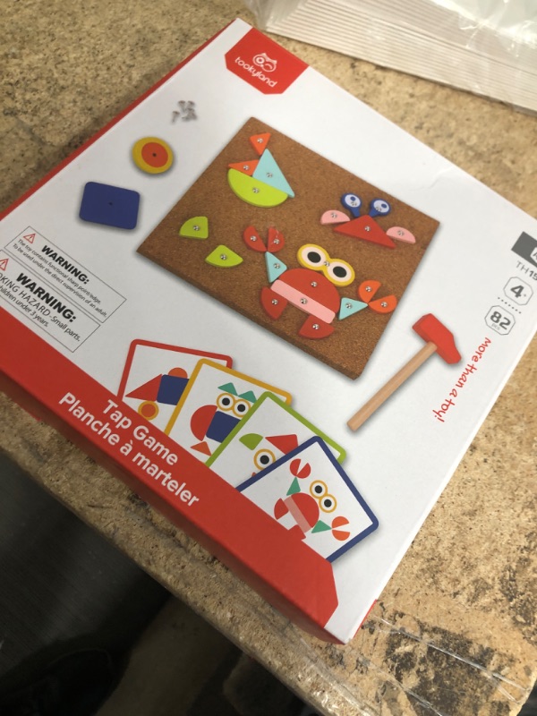 Photo 1 of **PARTIAL SET/MISSING PIECES** TOOKYLAND Fine Motor Toys, Toy Hammer and Nails Game is Montessori Toys That Exercise Children's Hands-on Skills and Develop Their Imagination for Kids