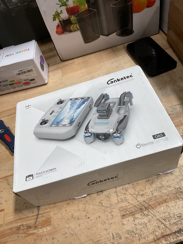 Photo 1 of (USED) Drone with 4K UHD Camera for Adults,GPS RC Drone Brushless Motor,Upgraded Tablet Screen,Gimbal EIS, Smart FPV Foldable Quadcopter for Beginners, Auto Return, Follow Me, Waypoints, 60 Mins Flight Time,Gift, with Obstacle Avoidance