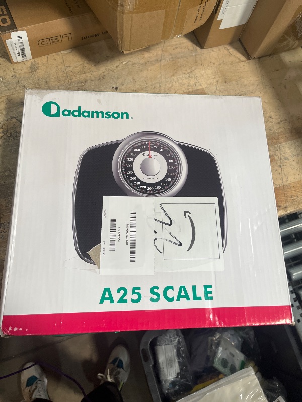 Photo 1 of Adamson A25 Scales for Body Weight - Up to 400 LB - New Version - 5.3" Dial on 12.4" x 10.2" Platform - Anti-Skid Rubber Surface - High Precision Bathroom Scale Analog - Durable with 20-Year Assurance