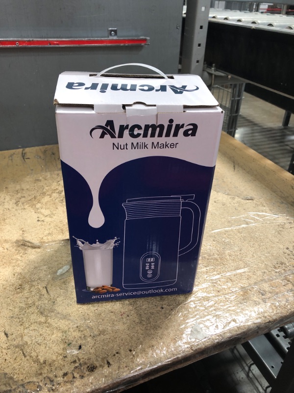 Photo 1 of ? ?? ? Nut Milk Maker Machine, 20 oz(600ml) Homemade Almond, Soy, Oat, Plant-Based and Non-Dairy Beverages, Almond Miilk Makerr, Delay Start/Boil Water/Keep Warm, Soy Milk Machine, Nut Milk Bag