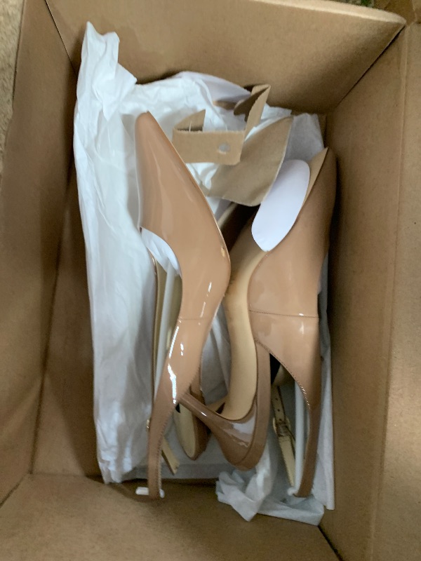 Photo 1 of (minoir scuffs) Nine West Women's Menora3 Pump, Clay 101, 7